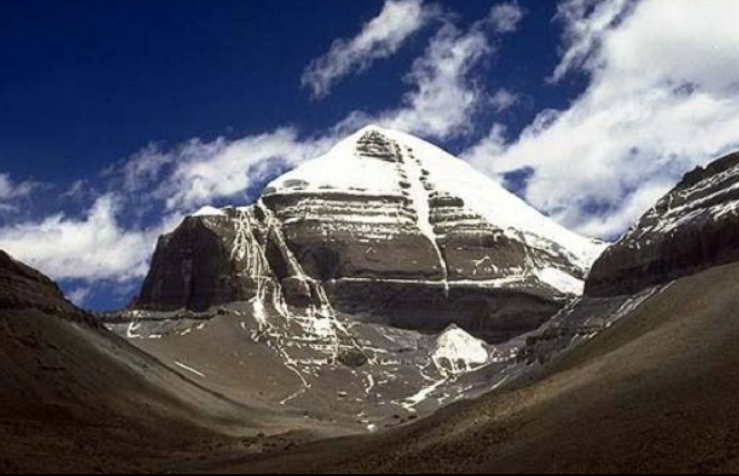 This is the Holy Mt. Kailash, located in Tibet. This is the Holy Mt. Kailash, located in Tibet.
