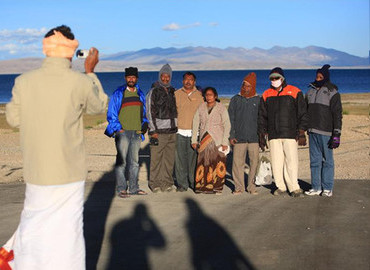 Indians traveling in Tibet as a group tour Indians traveling in Tibet as a group tour