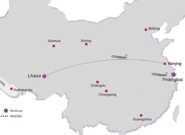 See the flight route from Nanjing to Lhasa on the map. See the flight route from Nanjing to Lhasa on the map.