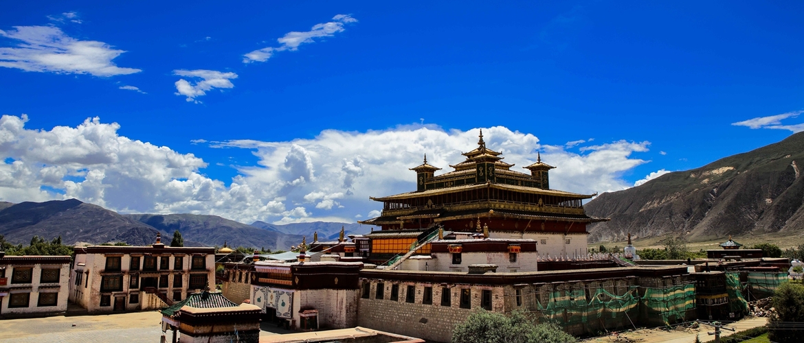 Samye Monastery is the 1st monastery in Tibet and it's also where Buddhism was established Samye Monastery is the 1st monastery in Tibet and it's also where Buddhism was established