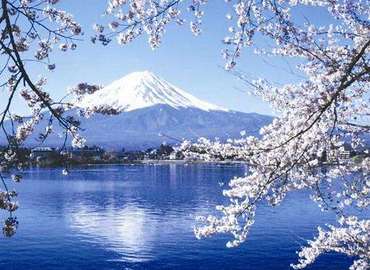Fuji Mountain is the landmark scenic spot in Japan.
