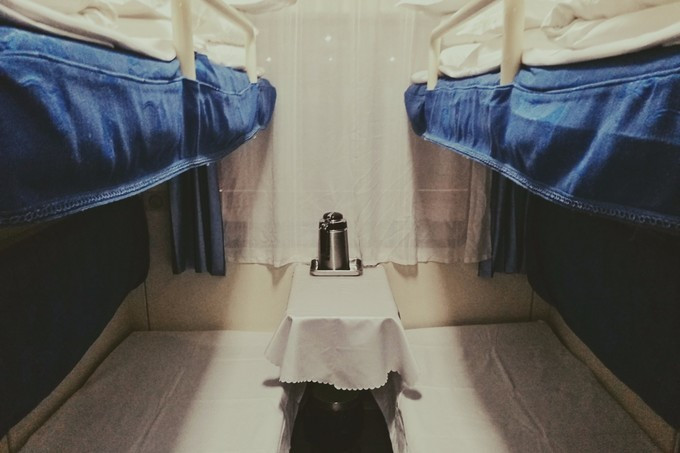 The soft sleeper cabin