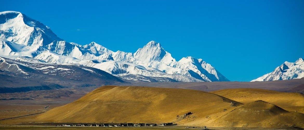 Rongbuk Monastery In Tibet