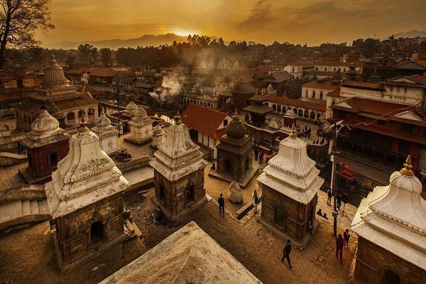 Pashupatinath Temple was built in the 19th century.