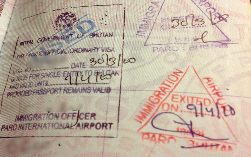 Bhutan Visa For The US Canadian And Indian Citizens