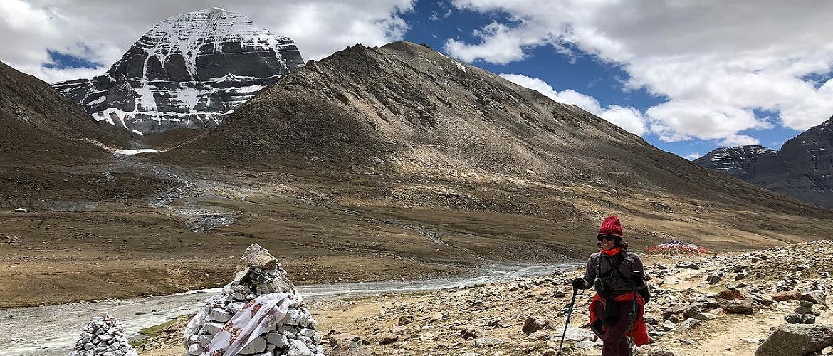 See the mighty north face of Mt. Kailash. See the mighty north face of Mt. Kailash.