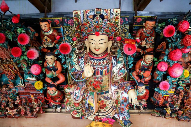 Tibetan butter sculpture Tibetan butter sculpture