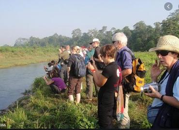 Nature safari at Chitwan. Nature safari at Chitwan.