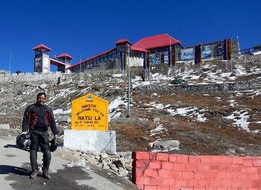 Nathu La pass is the open trading border posts between India and China
