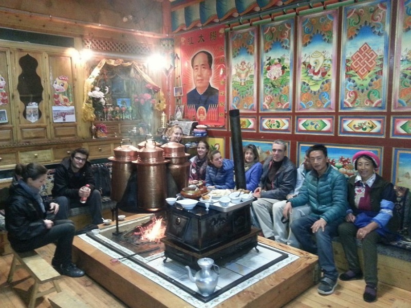 Visit Tibetan family. Visit Tibetan family.