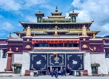 Utse hall of Samye Monastery. Utse hall of Samye Monastery.