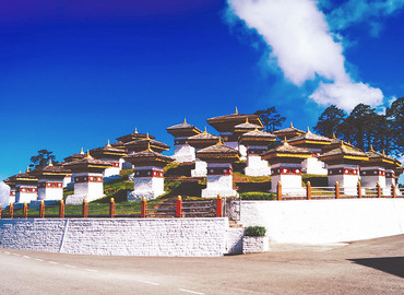 You can see 108 memorial Chortens at Dochula Pass. You can see 108 memorial Chortens at Dochula Pass.