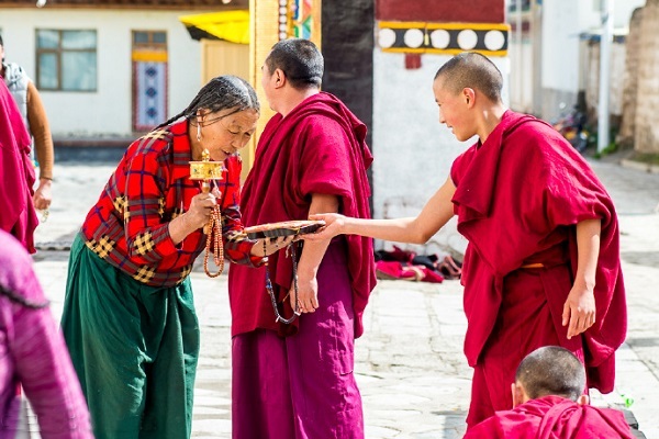 Tibet monk's food