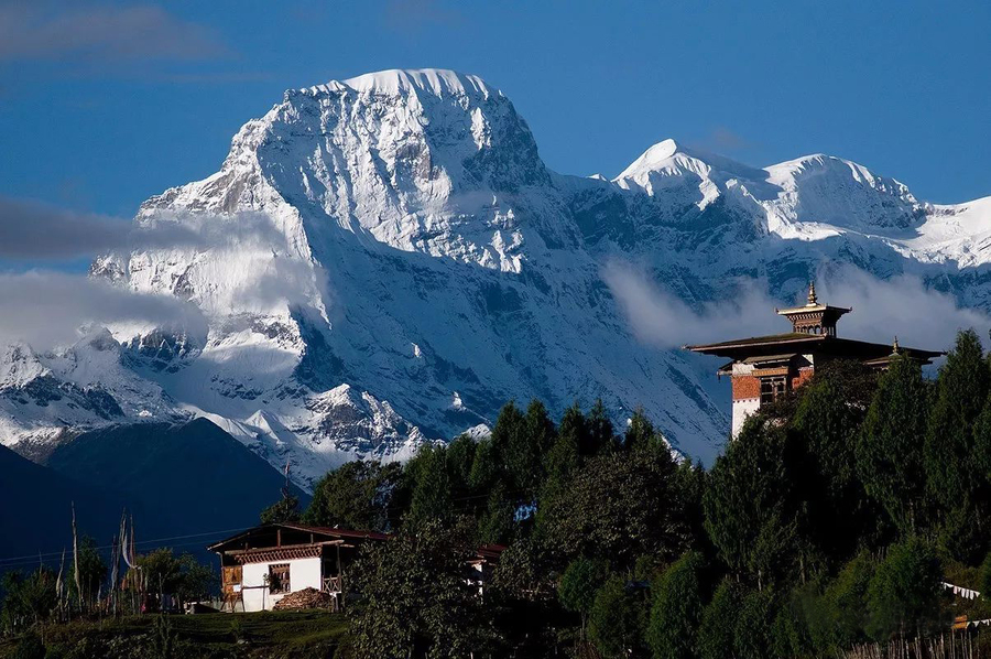 Himalayan Scenery in Bhutan