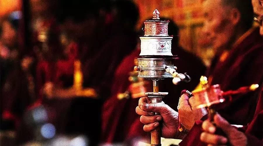 A prayer wheel